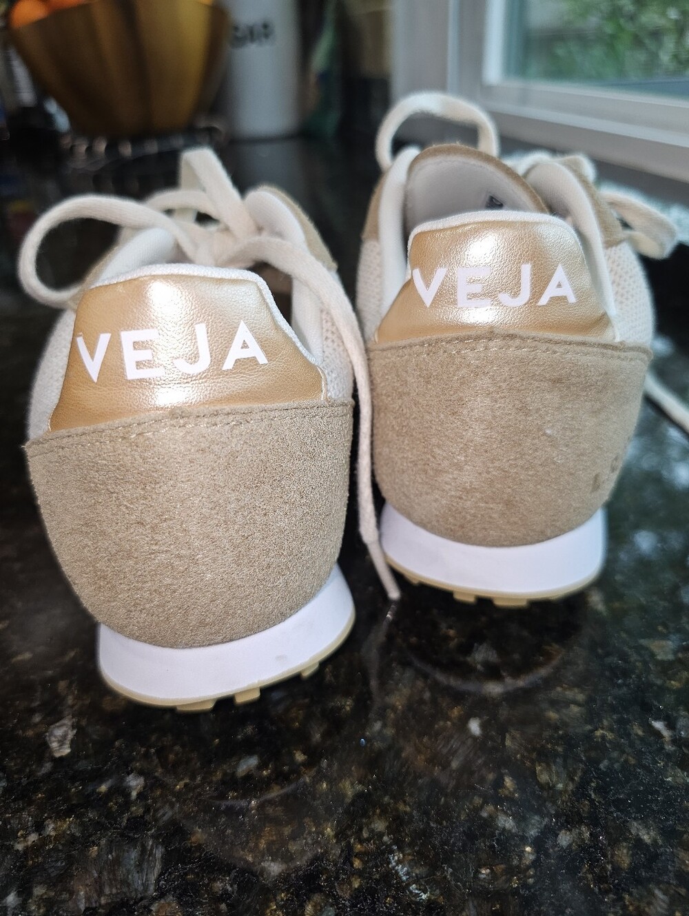 Veja SDU Women's Sneakers in NATURAL PLATINE Sz 7 - Picture 10 of 13